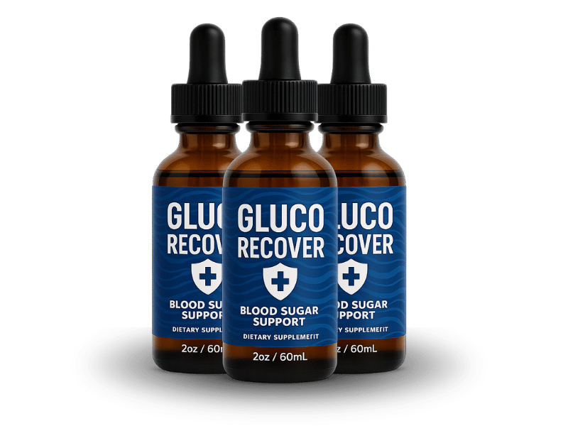 Gluco Recover 3-bottle package